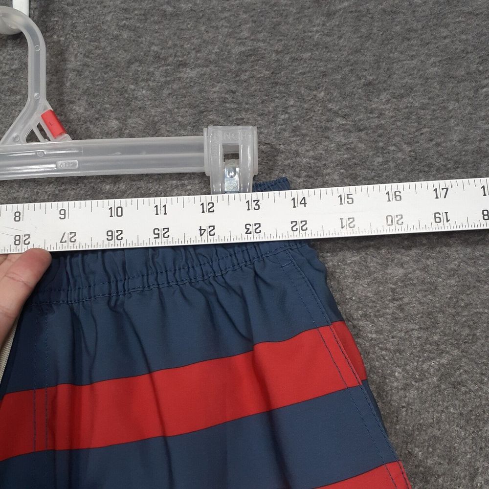 Fair Harbor Lined shorts Mens L Blue red‎ white drawstring polyester spandex - Picture 5 of 10